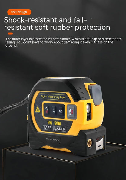 Laser rangefinder on site in low-light conditions