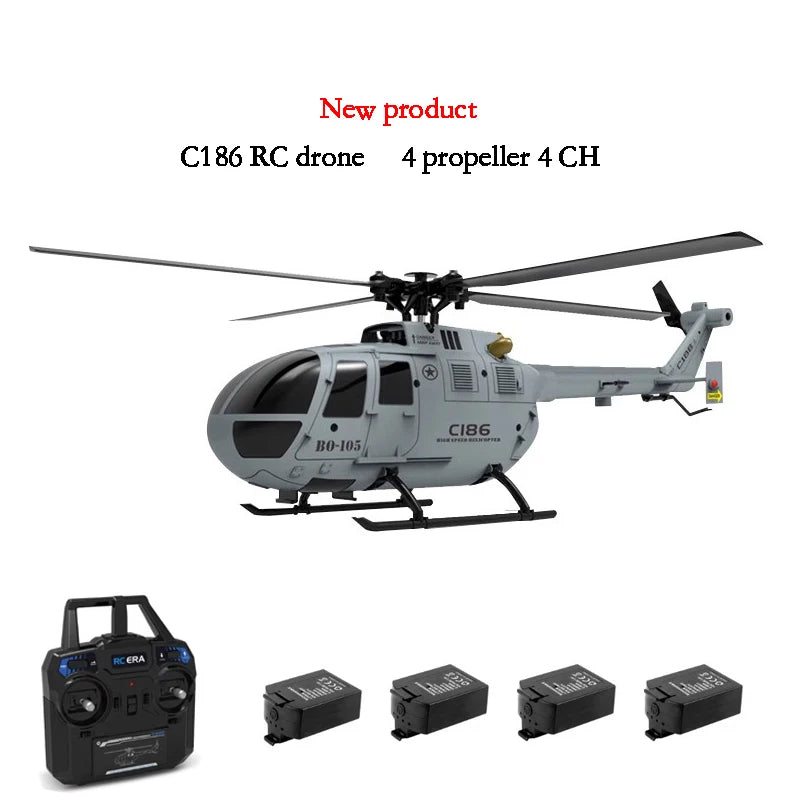 tactical RC helicopter navigation lights at night