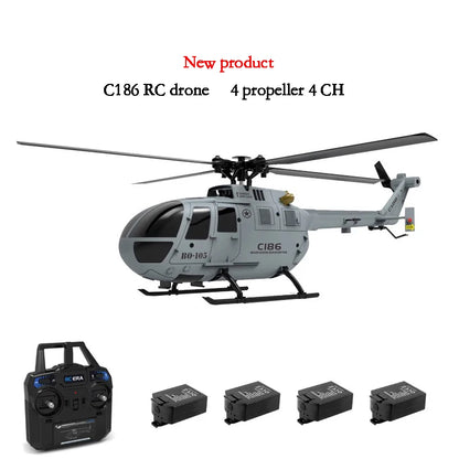 tactical RC helicopter navigation lights at night