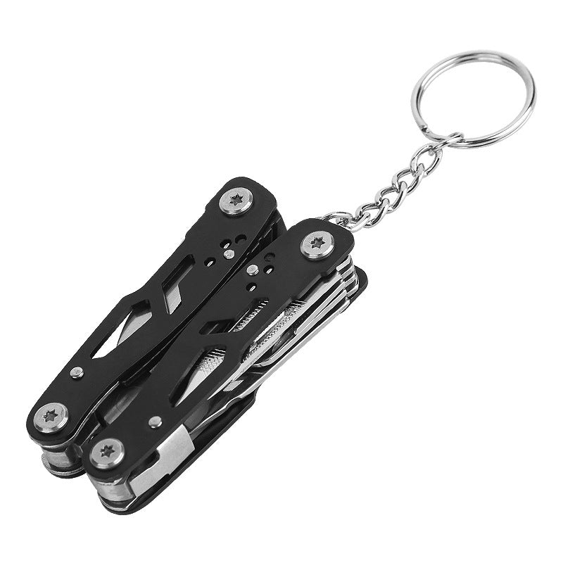 Keychain multitool mini quick-release EDC folding tool - main view