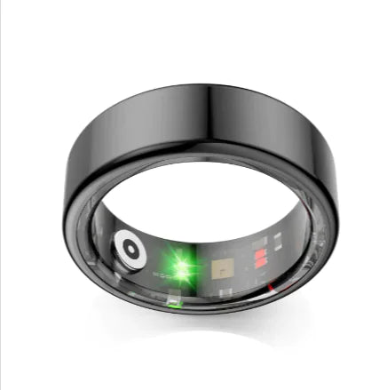 biometric smart ring — low-profile side view