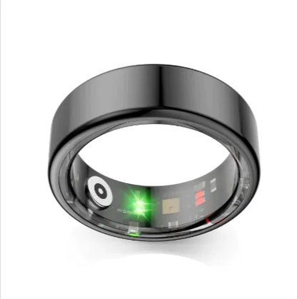 biometric smart ring — low-profile side view