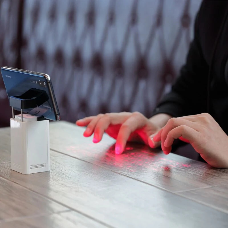 Bluetooth Wireless Projection of Virtual Laser Keyboard