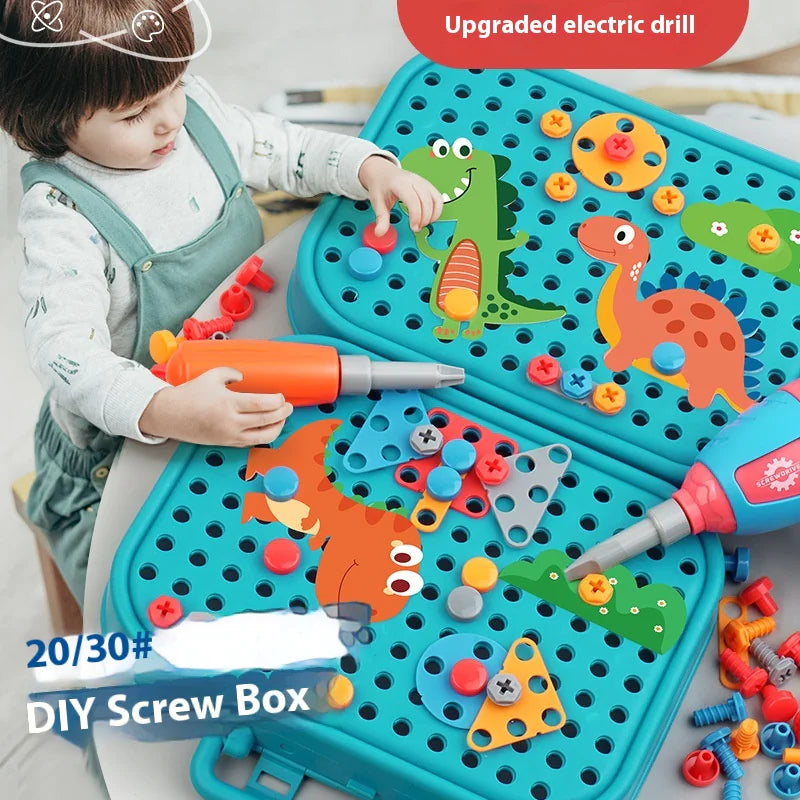 Kids' Electric Screw Tool Box