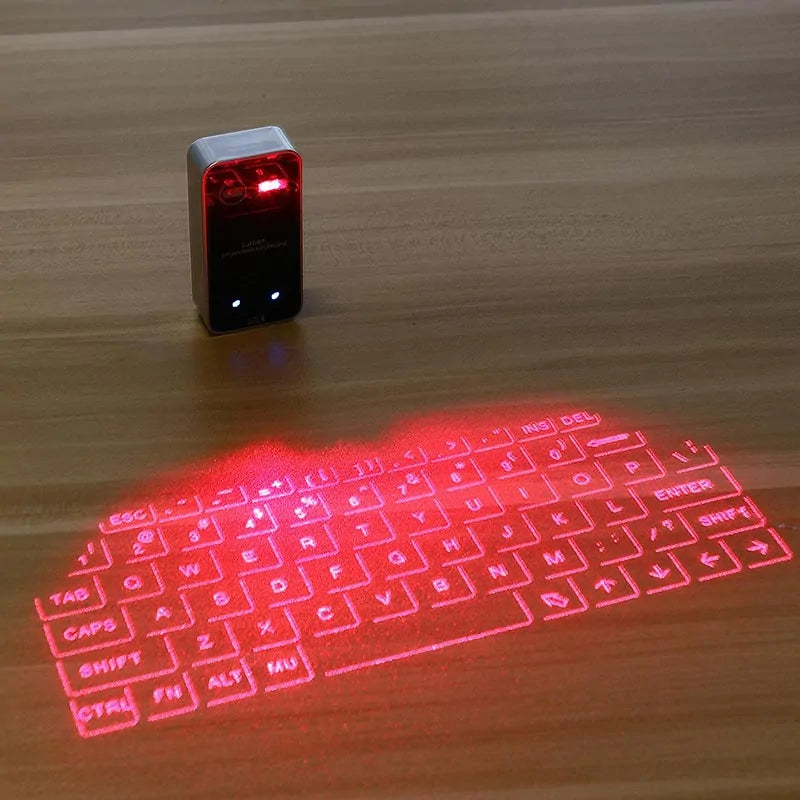 Bluetooth Wireless Projection of Virtual Laser Keyboard
