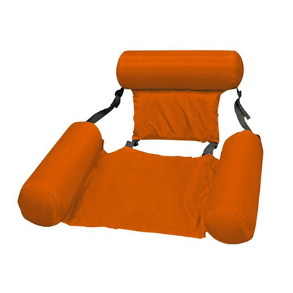 Inflatable floating hammock yellow colour