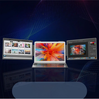 Dual-Screen 14-Inch Portable Monitor