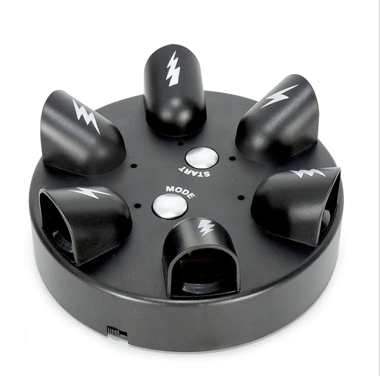shock roulette game — control buttons close-up