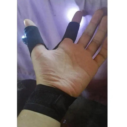 Illuminating LED Fingerless Gloves