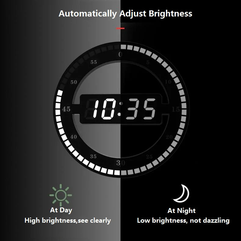 Smart LED Wall Clock