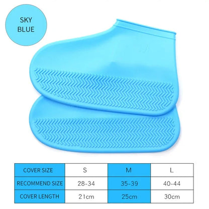 SleekShield: Silicone Rain Shoe Covers