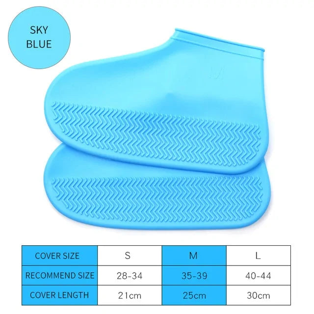 SleekShield: Silicone Rain Shoe Covers