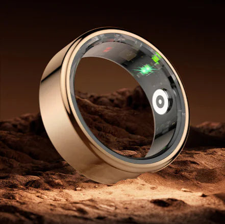 biometric smart ring — worn on hand while working