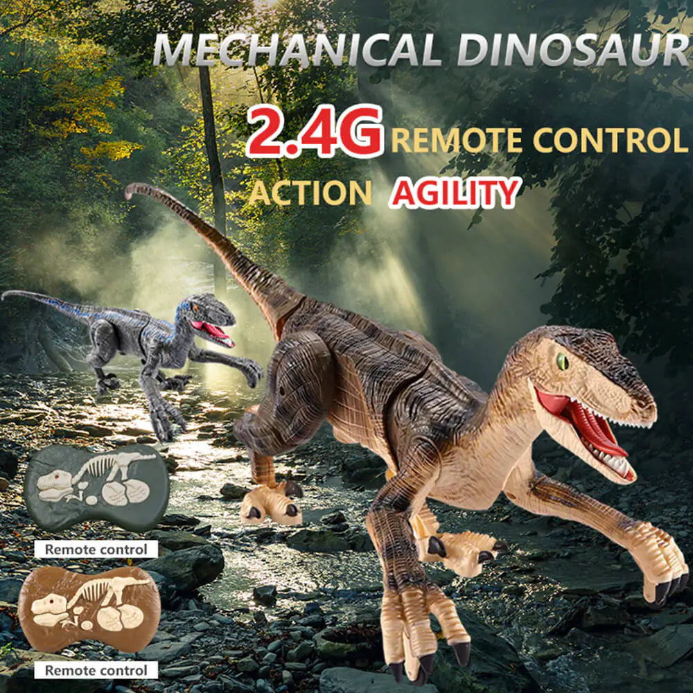 Velociraptor, an electric walking dinosaur simulation, RC