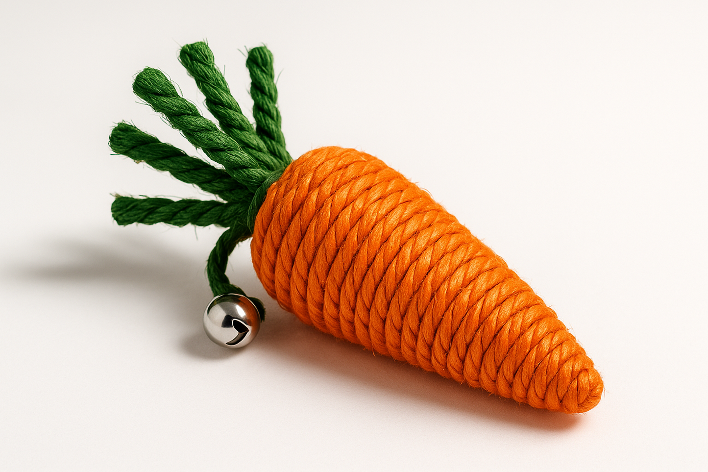 Treat your beloved feline to the ultimate playtime experience with our Carrot Pet Cat Toy. Designed with a unique paper rope material, this toy is not only fun but also safe for your small animals to chew on. With a built-in bell, it adds an exciting sound that will engage your cat’s natural hunting instincts and keep them entertained for hours.&nbsp;