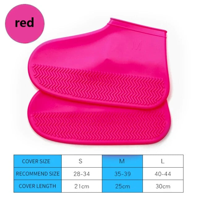SleekShield: Silicone Rain Shoe Covers