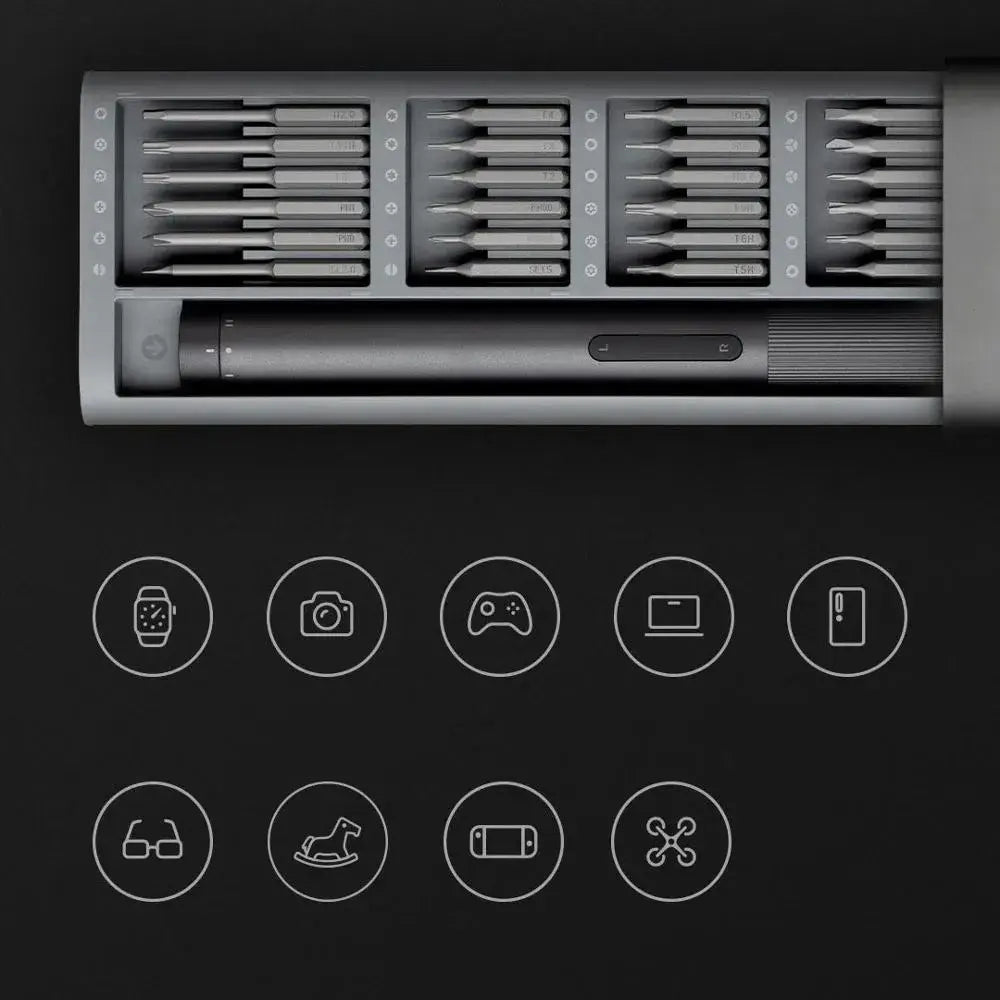 precision driver kit USB-C charging detail
