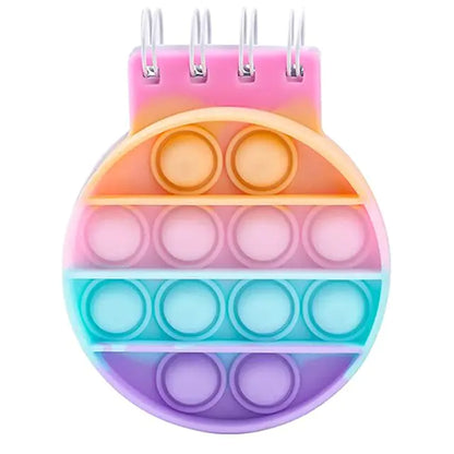 Kawaii Silicone Pop It Notebook Cover