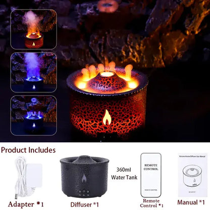 Volcano Fire Effect Humidifier